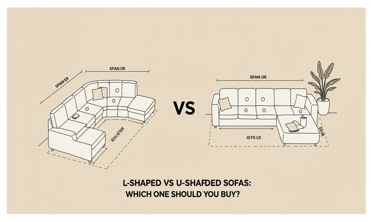 L-Shaped vs U-Shaped Sofas