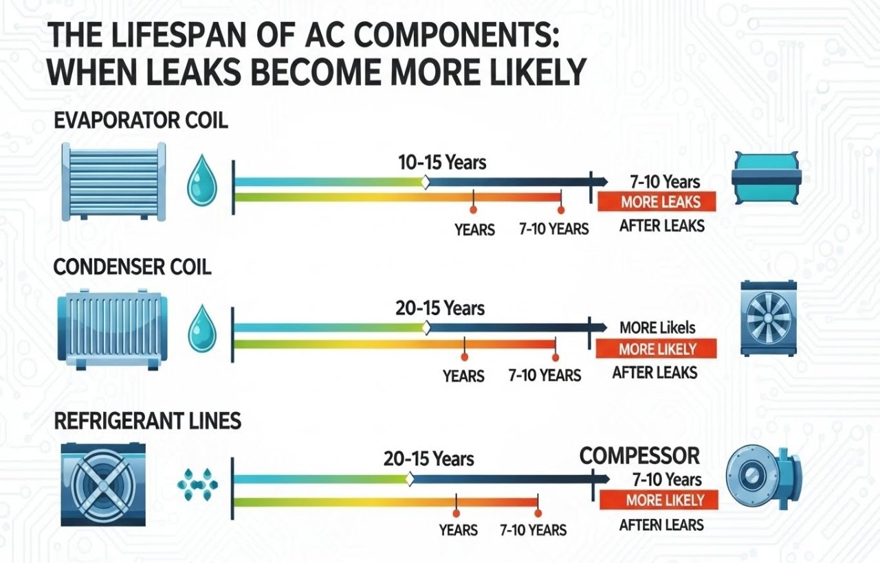 The Lifespan of AC Components