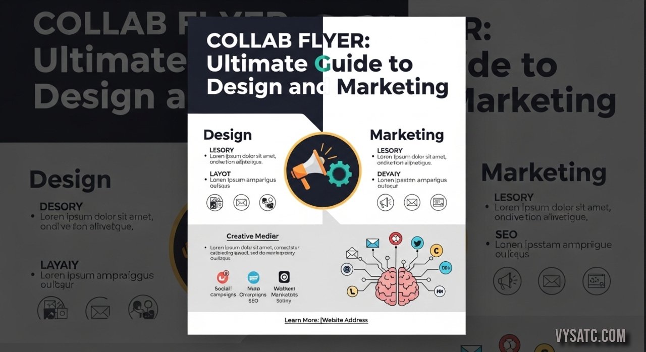 A vibrant collab flyer showcasing a partnership event with logos, event details, and eye-catching design elements.