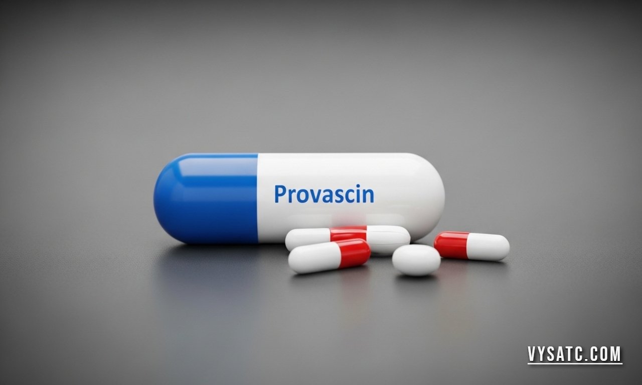 Provascin medication packaging used for cardiovascular support