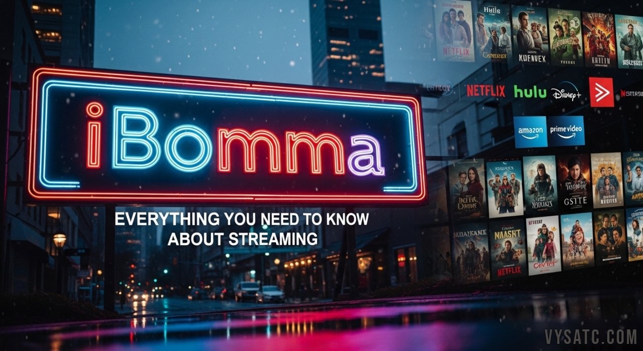 iBomma website interface showing a collection of Telugu and regional movies available for online streaming and downloads.