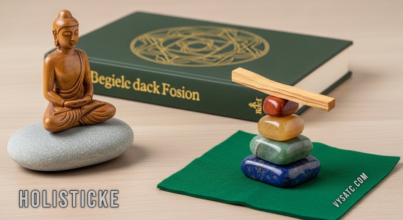 Holisticke health concept showing mind, body, and spirit balance for holistic well-being